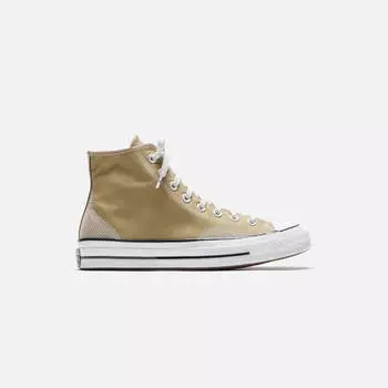 Кроссовки Converse Chuck 70 Multi-Stitch Cotton High, цвет Mossy Sloth/Fossilized