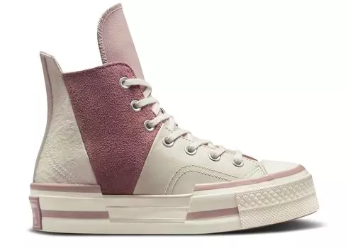 Кроссовки Converse Chuck 70 Plus High 'Asymmetric - Stone Mauve', розовый