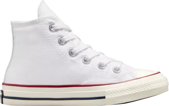 Кроссовки Converse Chuck 70 Vintage Canvas High PS White Garnet, белый