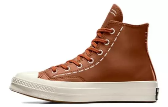 Кроссовки Converse Chuck 70 Women's High 'Bold Stitch - Tawny Owl', коричневый