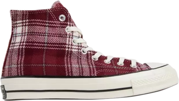 Кроссовки Converse Chuck Taylor All Star 70 Hi Plaid Pack, красный