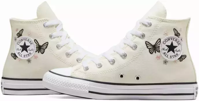 Кроссовки Converse "CHUCK TAYLOR ALL STAR BUTTERFLIES", цвет Egret