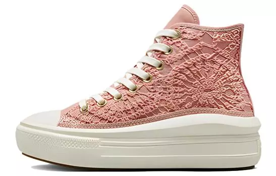 Кеды Converse Chuck Taylor All Star Move Platform Hi Daisy Cord Rust Pink Women's