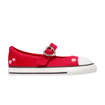 Кроссовки Converse Chuck Taylor All Star Dainty Mary Jane EasyOn TD Valentines Day 2025, красный