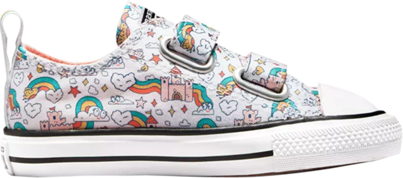 Кроссовки Converse Chuck Taylor All Star Easy-On Low TD Rainbow Castles, белый