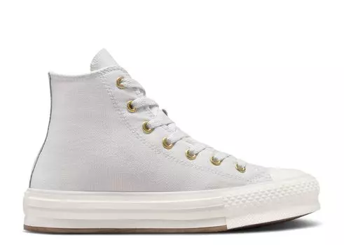 Кроссовки Converse Chuck Taylor All Star EVA Lift Platform High GS, цвет Tonal Canvas Barely Grey