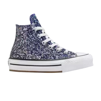 Кроссовки Converse Chuck Taylor All Star EVA Lift High PS Glitter - Night Indigo, синий