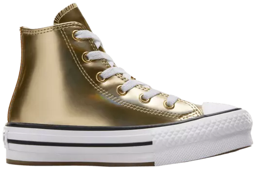Кроссовки Converse Chuck Taylor All Star EVA Lift Platform High PS 'Metallic Light Gold', золотой