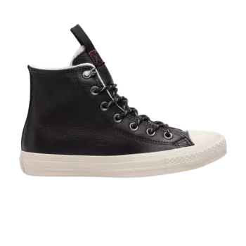 Кроссовки Converse Chuck Taylor All Star Hi Leather 'Black', черный