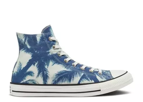 Кроссовки Converse Chuck Taylor All Star High 'Sunset Palms - Green', зеленый