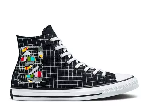 Кроссовки Converse Chuck Taylor All Star High 'Color Grid', черный