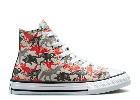 Кроссовки Converse Chuck Taylor All Star High Gs 'Dino Daze - Mouse', серый
