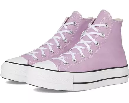 Кроссовки Converse Chuck Taylor All Star High Top Platform Sneaker, цвет Classic Amethyst/White/Black