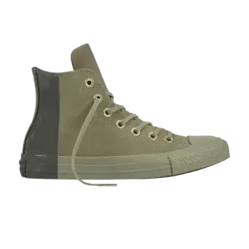 Кроссовки Converse Chuck Taylor All Star High Blocked Nubuck - Dark Stucco River Rock, зеленый