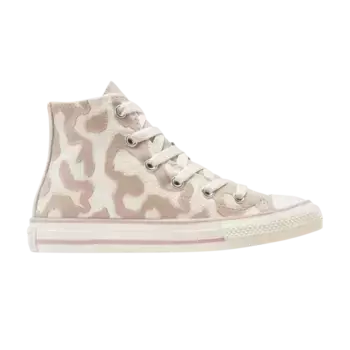 Кроссовки Converse Chuck Taylor All Star High PS Leopard, кремовый