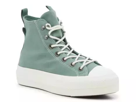 Кроссовки Converse Chuck Taylor All Star High-Top Platform Sneaker — женские, Herby Green
