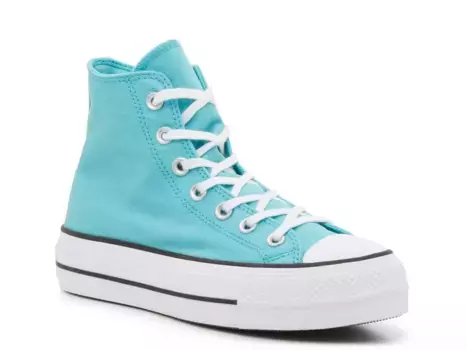 Кроссовки Converse Chuck Taylor All Star High Top Platform Sneaker — женские, Ocean Drip Aqua