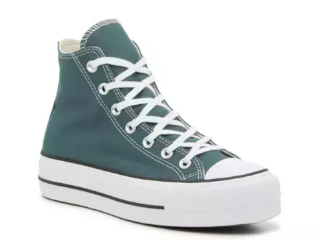 Кроссовки Converse Chuck Taylor All Star High-Top Platform Sneaker — женские, темно-бирюзовый
