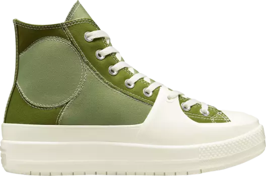 Кроссовки Converse Chuck Taylor All Star High Construct Colorblock - Alligator, зеленый