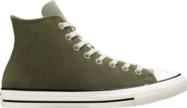 Кроссовки Converse Chuck Taylor All Star High Earthy Suede - Utility, зеленый