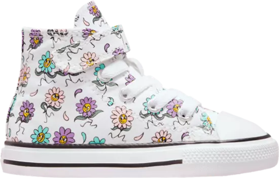 Кроссовки Converse Chuck Taylor All Star High Easy-On TD Friendly Floral , белый