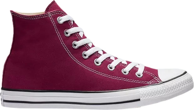 Кроссовки Converse Chuck Taylor All Star High Maroon, красный