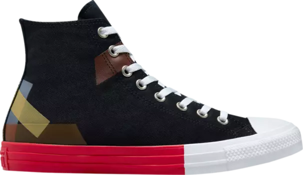 Кроссовки Converse Chuck Taylor All Star High Space Racer - Black University Red, черный