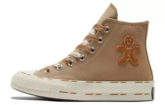 Кроссовки Converse Chuck Taylor All Star 70 Hi Christmas Pack Gingerbread Man Khaki