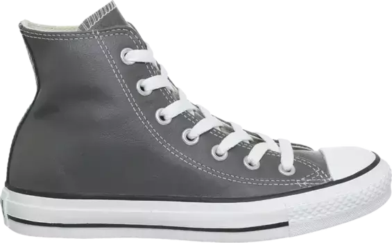 Кроссовки Converse Chuck Taylor All Star Leather Hi Charcoal, серый