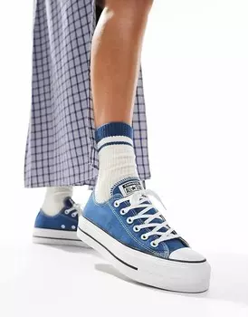 Кроссовки Converse – Chuck Taylor All Star Lift Ox – синего цвета