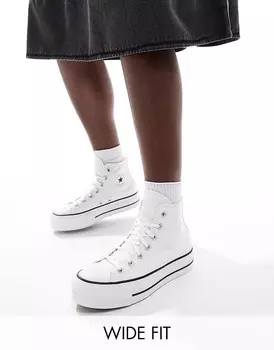 Кроссовки Converse Chuck Taylor All Star Lift Hi Wide цвета Wei = f, weite Passform