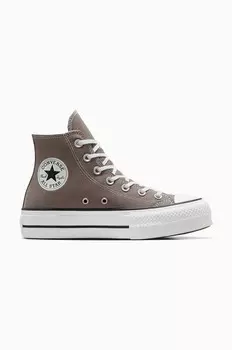 Кроссовки Converse Chuck Taylor All Star Lift, коричневый