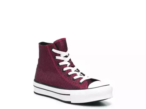 Кроссовки Converse Chuck Taylor All Star Lift Sparkle Platform Sneaker — детские, розовые