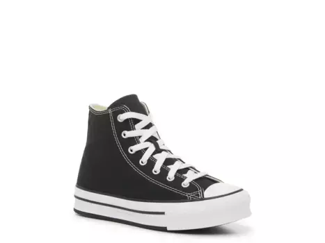 Кроссовки Converse Chuck Taylor All Star Lift — детские, черные/белые