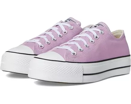 Кроссовки Converse Chuck Taylor All Star Low Top Platform Sneaker, цвет Classic Amethyst/White/Black