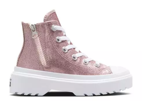 Кроссовки Converse Chuck Taylor All Star Lugged Lift Platform High PS, цвет Glitter Blush Hush