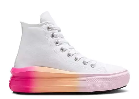 Кроссовки Converse Chuck Taylor All Star Move Platform High Gs 'Bright Ombre', белый