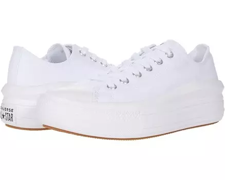 Кроссовки Converse Chuck Taylor All Star Move Low Top Platform, цвет White/White/White