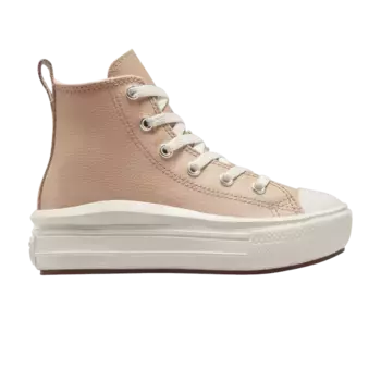 Кроссовки Converse Chuck Taylor All Star Move High PS Warm Quarry, желто-коричневый
