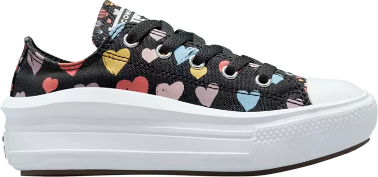 Кроссовки Converse Chuck Taylor All Star Move Low PS Always On Hearts, черный