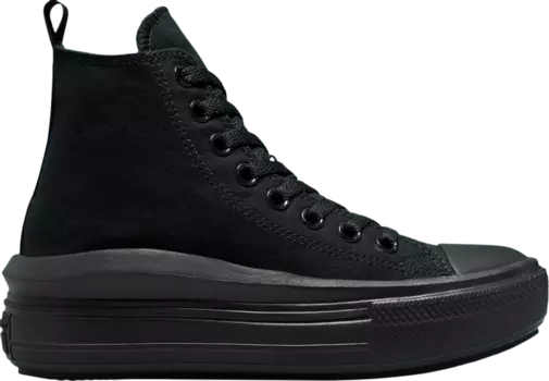 Кроссовки Converse Chuck Taylor All Star Move Platform GS Black Dark Smoke Grey, черный