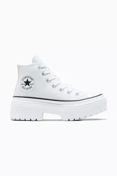 Кроссовки Converse Chuck Taylor All Star на каблуке с проушинами, белый