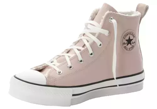Кроссовки Converse "CHUCK TAYLOR ALL STAR PLATFORM LIFT", теплая подкладка, белый