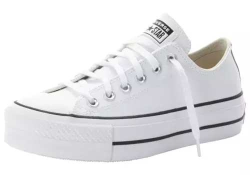 Кроссовки Converse "CHUCK TAYLOR ALL STAR PLATFORM LEATHER", белый