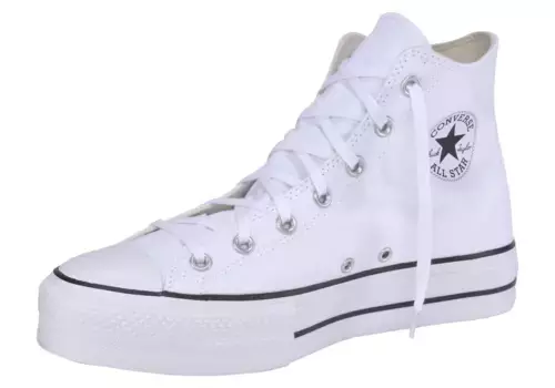 Кроссовки Converse "CHUCK TAYLOR ALL STAR PLATFORM CANVAS", белый