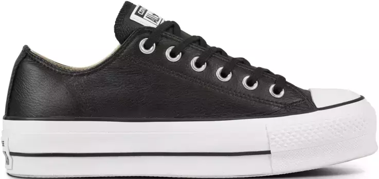 Кроссовки Converse "CHUCK TAYLOR ALL STAR PLATFORM LEATHER", черно-белый