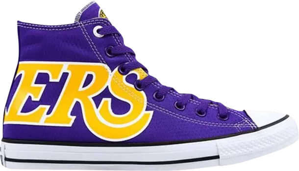 Кроссовки Converse Chuck Taylor All Star SE High GS Los Angeles Lakers, фиолетовый