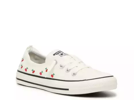 Кроссовки Converse Chuck Taylor All Star Shoreline — женские, с принтом «Белая вишня»