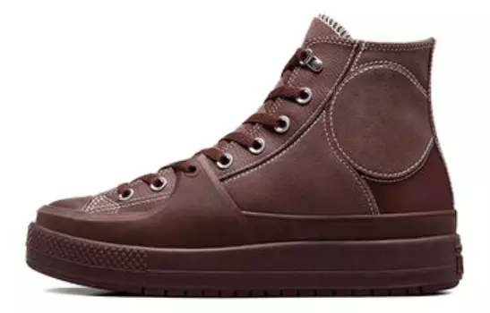 Кроссовки Converse Chuck Taylor All Star Skateboarding Shoes Unisex High-top Earth Brown, коричневый