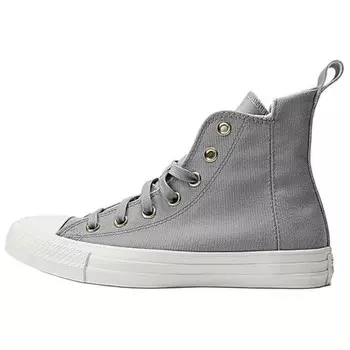 Кроссовки Converse Chuck Taylor All Star Skateboarding Shoes Unisex High-top Gray, серый